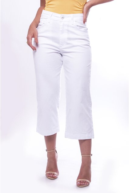Awe Jeans CalÃ§a Cropped Feminina Calça Jeans Pantacourt Feminina